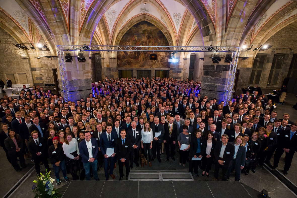Ein schöner Abend im Aachener Rathaus: Stipendienfeier 2018 des RWTH Bildungsfonds (Foto: Stefan Hense) 
